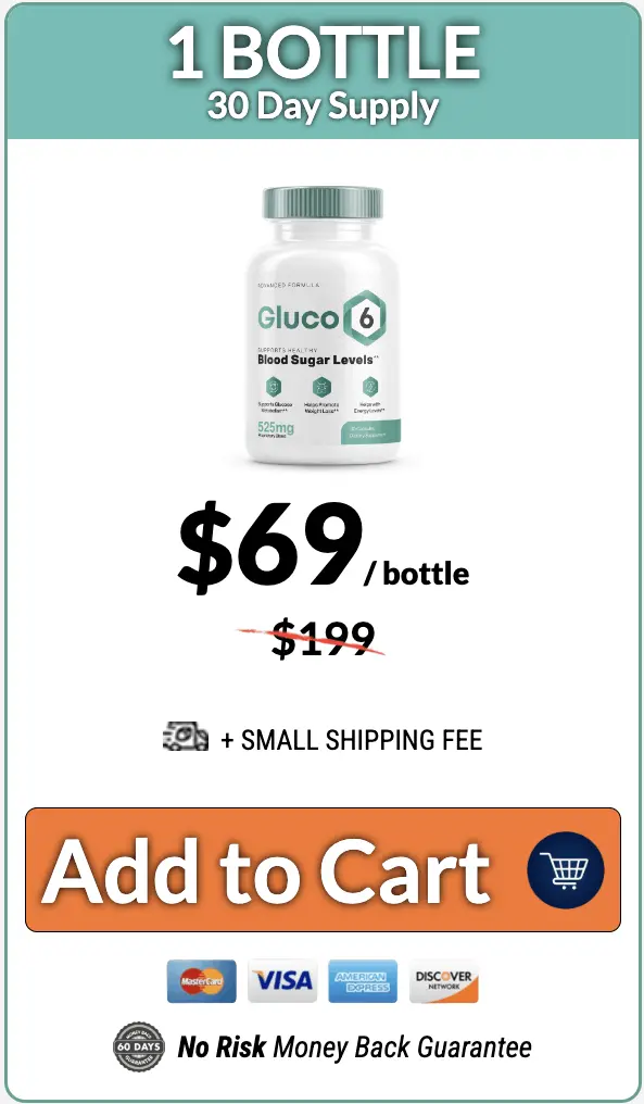Gluco6 Buy 1 Bottle